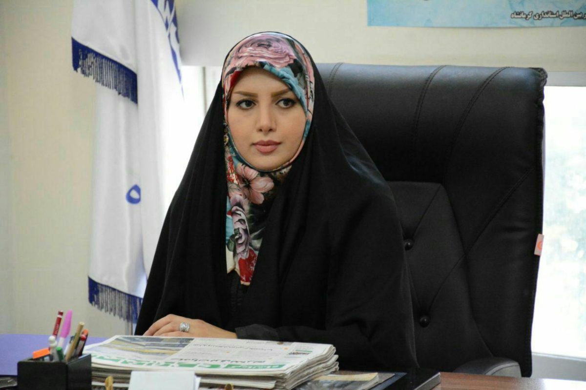 الهام اکبری بانوی موفق کرمانشاهی ،