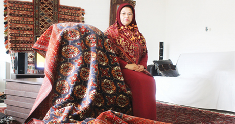 تولید فرش دستباف ترکمن ،