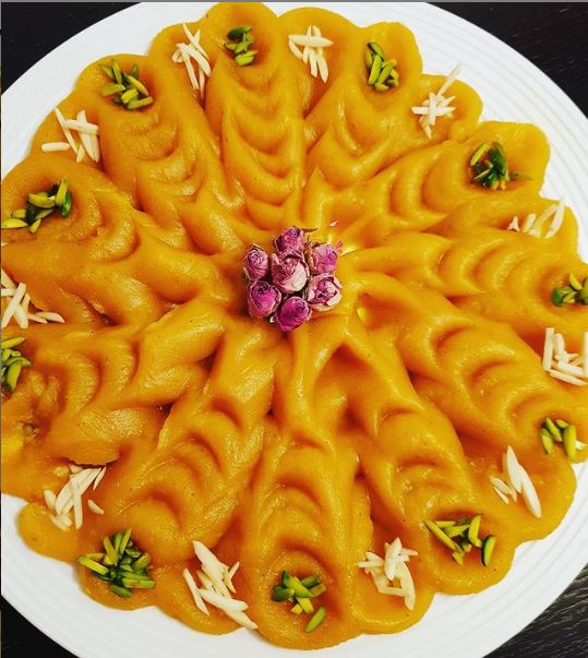 طرز تهیه حلوای کاسه شیرازی ، طرز پخت حلوای کاسه شیرازی ، درست کردن حلوای کاسه شیرازی ، دستور پخت حلوای کاسه اصیل شیرازی ، طرز تهیه حلوای کاسه شیرازی ، حلوا