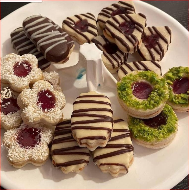طرز تهیه شیرینی مشهدی به روش آلمانی ، درست کردن شیرینی مشهدی ، درست کردن شیرینی آلمانی ، آموزش آشپزی ، پخت شیرینی مشهدی ، ایران دخت ،